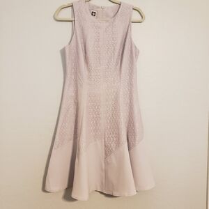 Anne Klein Oyster Shell Fit & Flare dress size 10 NWT